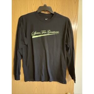 Men's Nike Strive For Greatness Long Sleeve Tshirt Black Size Small LeBron James